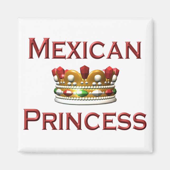 Aimant Princesse mexicaine (Devant)