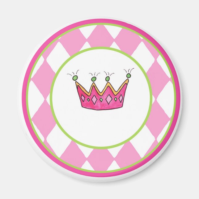 Aimant Princesse personnalisée (Devant)