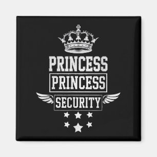 Aimant Princesse Sécurité Rétro Anniversaire Papa Maman G