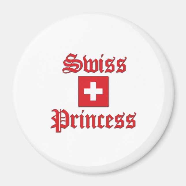 Aimant Princesse suisse (Devant)