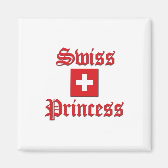 Aimant Princesse suisse (Devant)