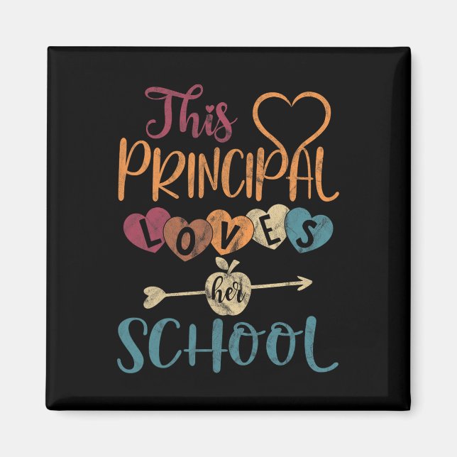Aimant Principal aime son enseignant principal divertisse (Devant)
