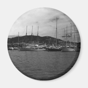 Aimant Principauté de Monaco vintage Le port