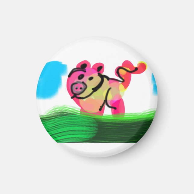 Aimant Printemps de porc  (Devant)