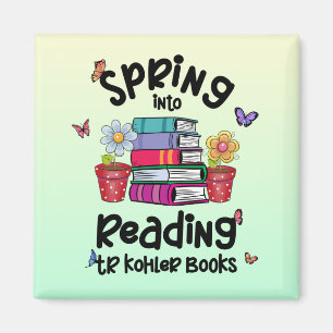 Aimant Printemps En Lecture TR Kohler Livres