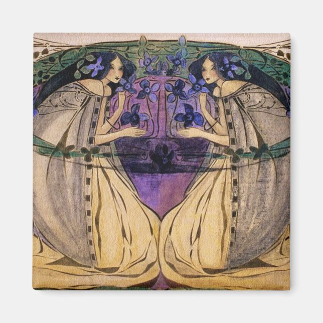 Aimant Printemps par Frances Macdonald (Devant)