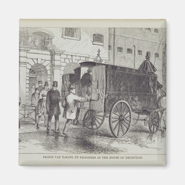 Aimant Prison Van prise de prisonniers à la Maison de Det (Devant)