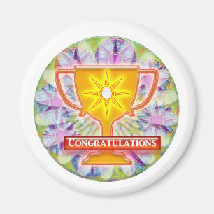 Aimant PRIX Artistique : FÉLICITATIONS textuelles