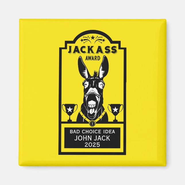 Aimant Prix Jackass (Devant)