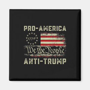 Aimant Pro-amérique Anti-trump Nous Le Peuple Anti Trump