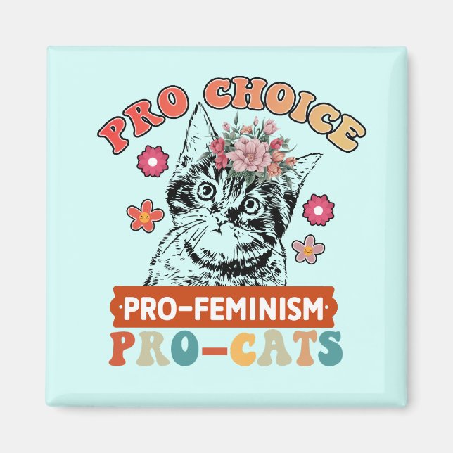 Aimant Pro-Choice, pro-féministe (Devant)