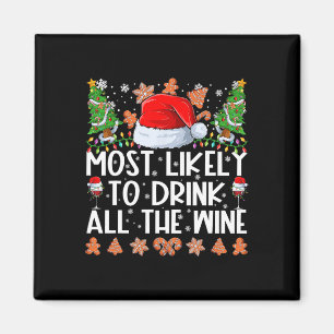 Aimant Probable De Boire Tout Le Vin Famille Noël Paja