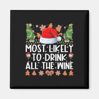 Aimant Probable De Boire Tout Le Vin Famille Noël Paja