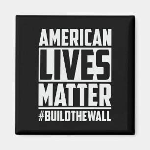Aimant Problème #buildthewall Trump Usa 2020 Design