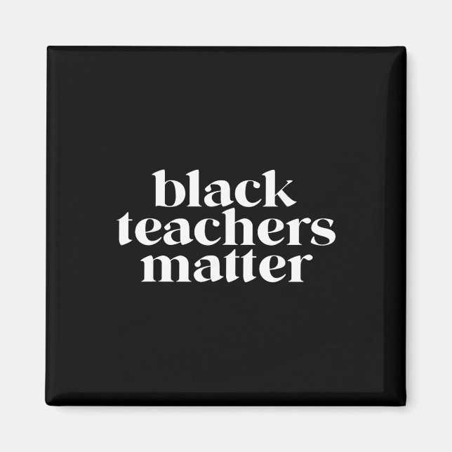 Aimant Problème des enseignants noirs Mois de l'histoire  (Devant)
