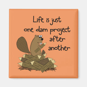 Aimant Problèmes amusants de travail du castor