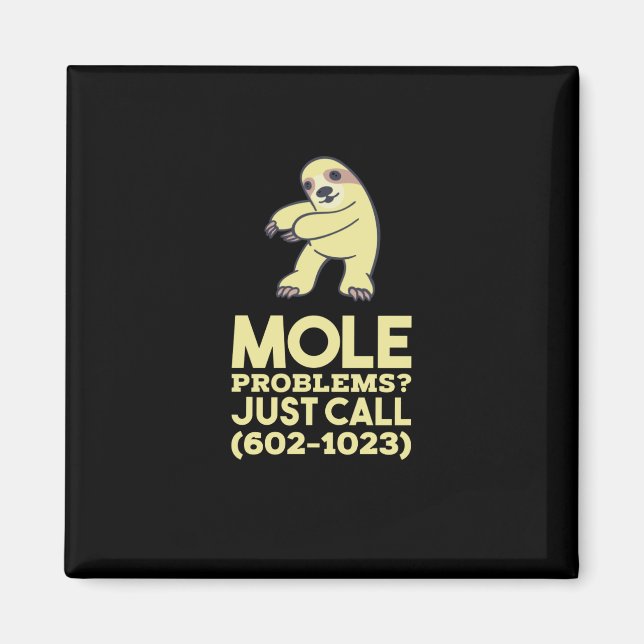 Aimant Problèmes de chimie - Mole (Devant)