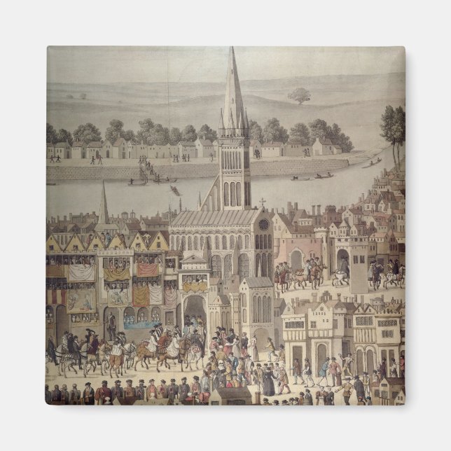 Aimant Procession du couronnement du roi Edward VI (Devant)
