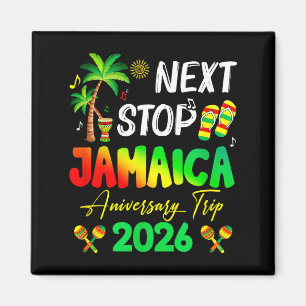 Aimant Prochain arrêt Jamaïque 2026 Couple Anniversaire F