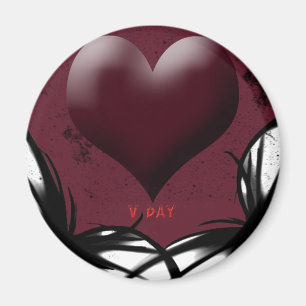 Aimant Produits de la Saint-Valentin gothiques