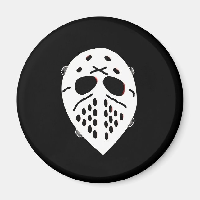 Aimant Produits de masque de hockey déplaisant (Devant)