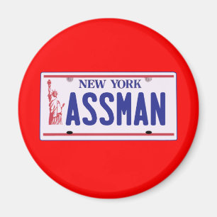 Aimant Produits de plaque minéralogique d'Assman New Yor