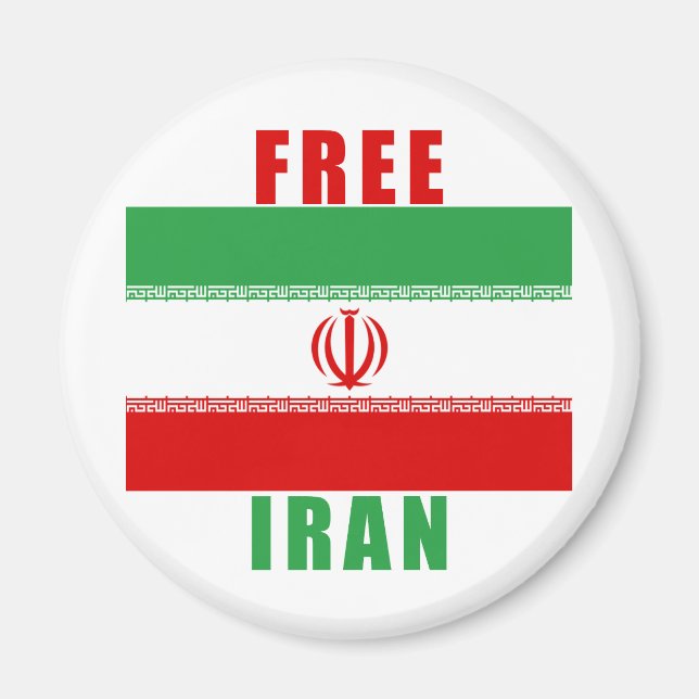 Aimant Produits Iran libres (Devant)
