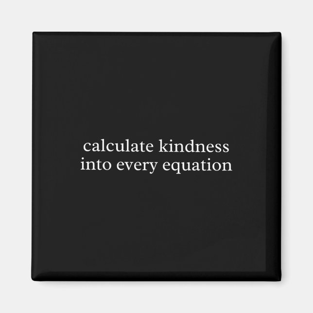 Aimant Prof de maths calcule la gentillesse dans chaque é (Devant)