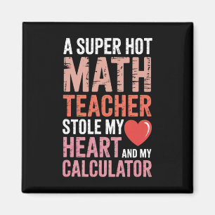 Aimant Prof de maths Saint-Valentin Équation cardiaque Al