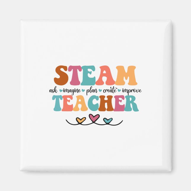 Aimant Prof Steam Squad Élementaire Enseignement Ck T (Devant)