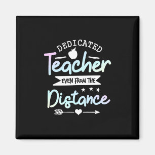Aimant Professeur Cadeaux Distance de l'enseignant dédi