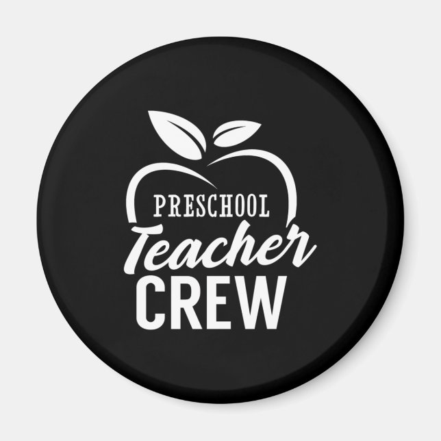 Aimant Professeur Cadeaux | Équipe d'enseignants préscola (Devant)