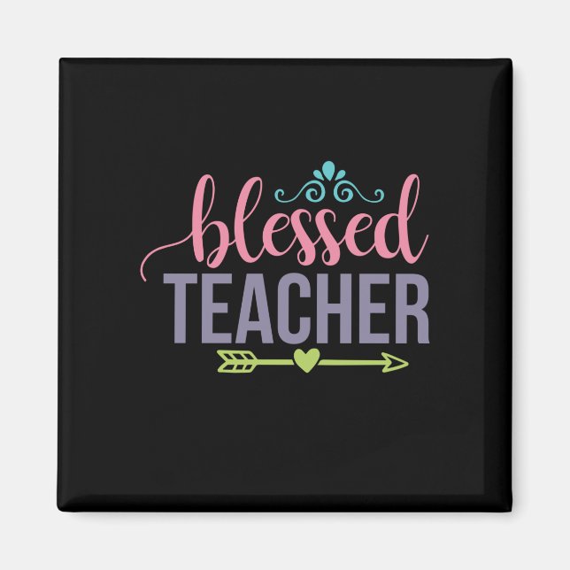 Aimant Professeur Cadeaux | Professeur béni (Devant)