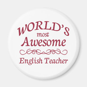 Aimant Professeur d'anglais le plus génial au monde