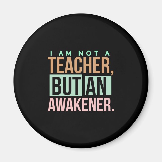 Aimant Professeur d'art enseignant An Awakener (Devant)