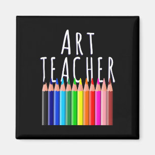 Aimant Professeur D'Art Retour À L'École Cadeau Artiste C