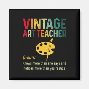 Aimant Professeur d'art vintage
