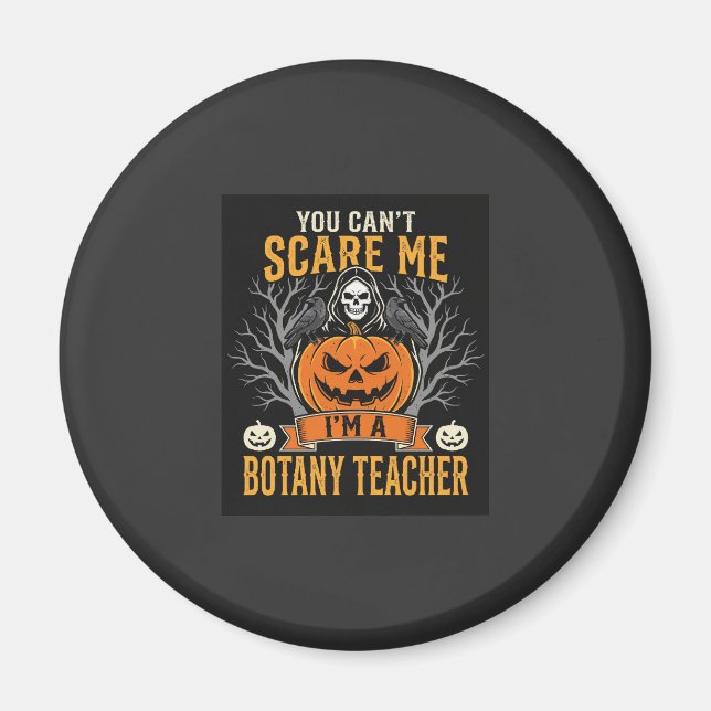 Aimant Professeur de botanique d'Halloween squelette Citr (Devant)