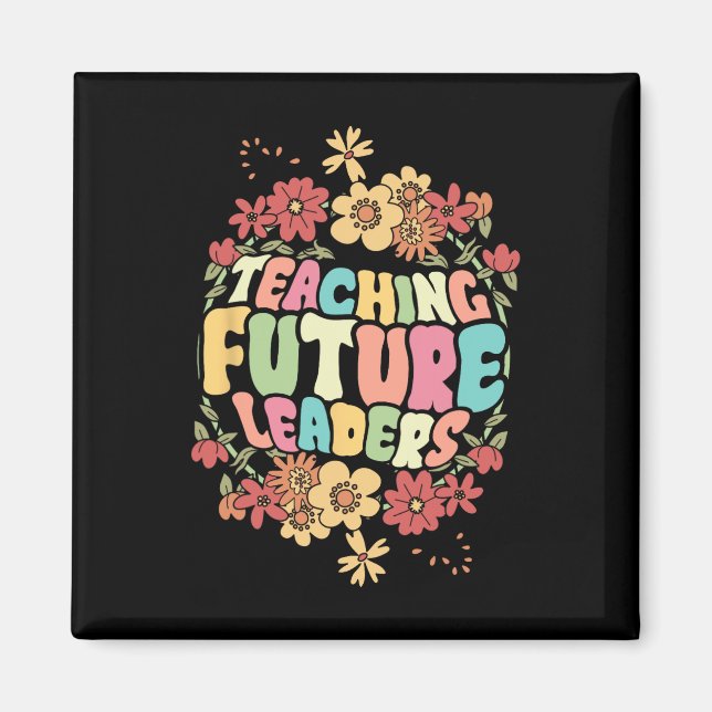 Aimant Professeur de floral enseignant aux futurs leaders (Devant)