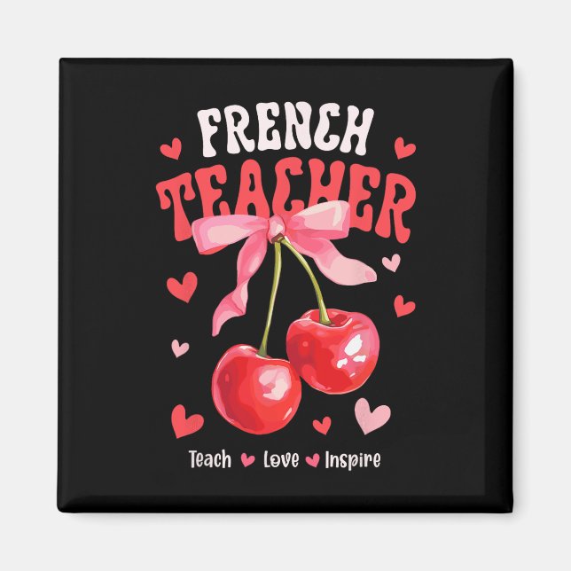 Aimant Professeur de français enseigne l'amour inspire Ch (Devant)
