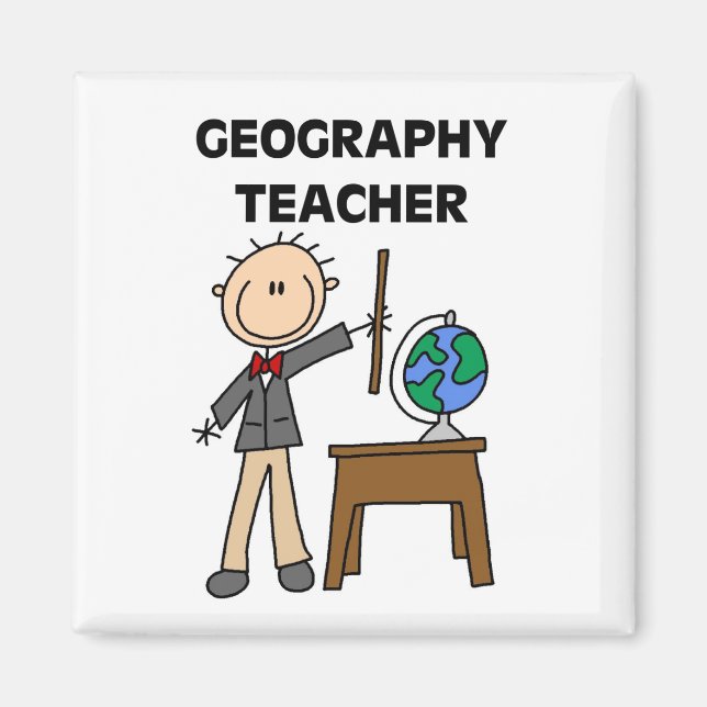 Aimant Professeur de géographie (Devant)