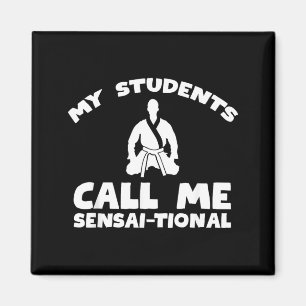 Aimant Professeur de Karaté Kung Fu Sensai - Arts Martiau