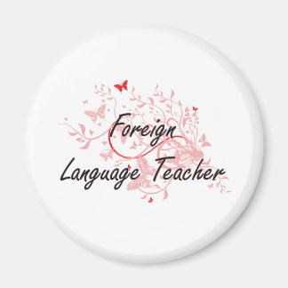 Aimant Professeur de langue étrangère Conception de trava