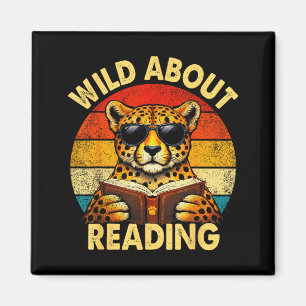 Aimant Professeur de lecture enfants garçons guépard amat