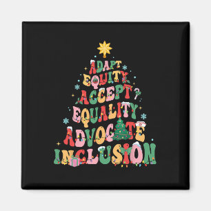 Aimant Professeur de l'enseignement spécial de Noël Funny