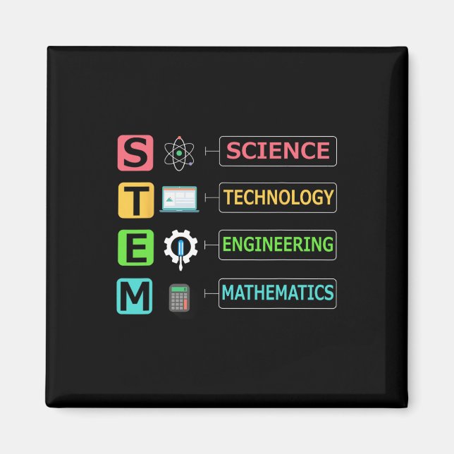 Aimant Professeur de mathématiques de technologie de scie (Devant)