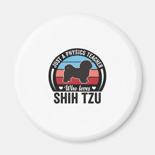 Aimant Professeur de physique Shih Tzu Conception de t-sh