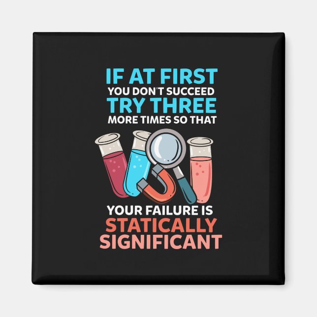 Aimant Professeur de sciences Funny Science (Devant)