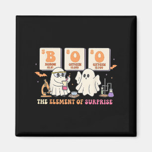 Aimant Professeur de sciences Halloween Fantôme Bou Eleme