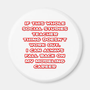 Aimant Professeur d'études sociales plaisanter ... Modéli